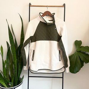 Abercrombie Asymmetrical Snap Fleece